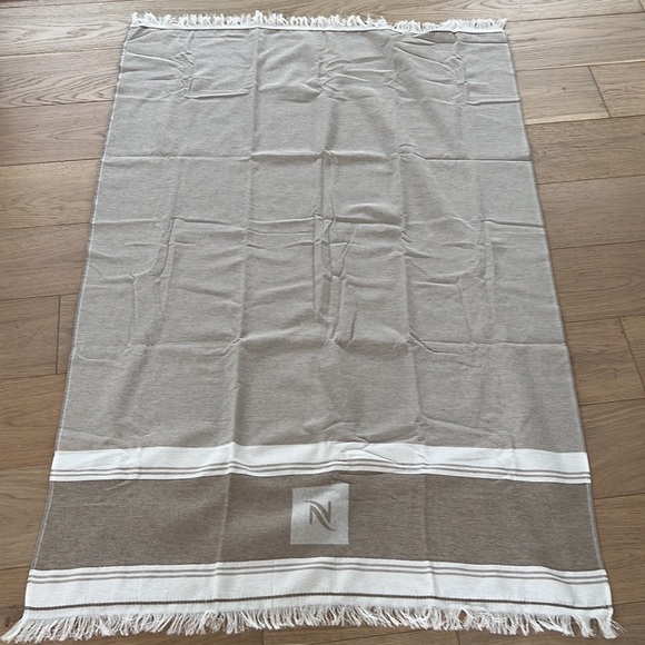 Nespresso Beach Blanket Turkish Boho Style Towel NWT - Picture 4 of 7